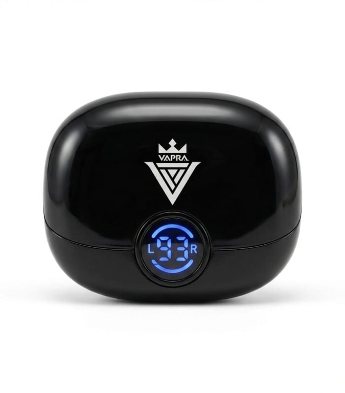 VAPRA Auralux 06 Bluetooth TWS Earbuds with Digital Charging Indicator, 36H Playback & Ultra-Fast Charging